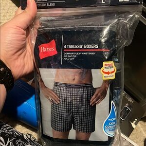 Hanes Men's Tagless Boxers